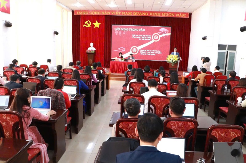 Đảng ủy các Cơ quan Đảng tỉnh tổ chức sinh hoạt chi bộ mẫu thường kỳ năm 2026