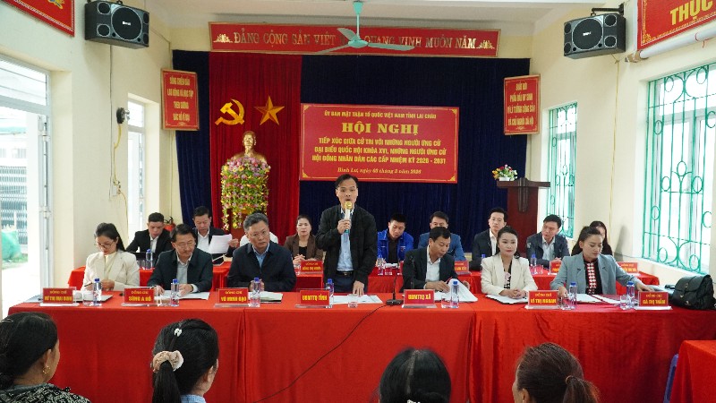 Hội nghị tiếp xúc cử tri với người ứng cử Đại biểu Quốc hội Khóa XVI và HĐND tỉnh nhiệm kỳ 2026-2031