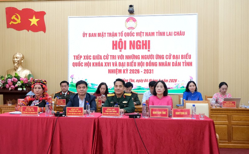 Hội nghị tiếp xúc cử tri với những người ứng cử Đại biểu Quốc hội khóa XVI và HĐND tỉnh nhiệm kỳ 2026 – 2031 tại xã Hồng Thu