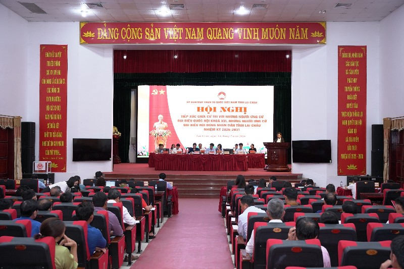 Hội nghị tiếp xúc giữa cử tri với người ứng cử Đại biểu Quốc hội Khóa XVI và HĐND tỉnh nhiệm kỳ 2026-2031