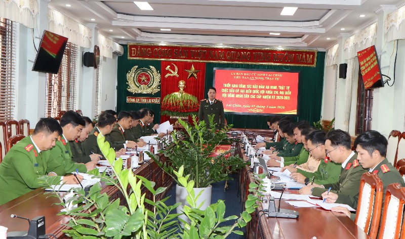 Triển khai công tác đảm bảo an ninh, trật tự cuộc bầu cử