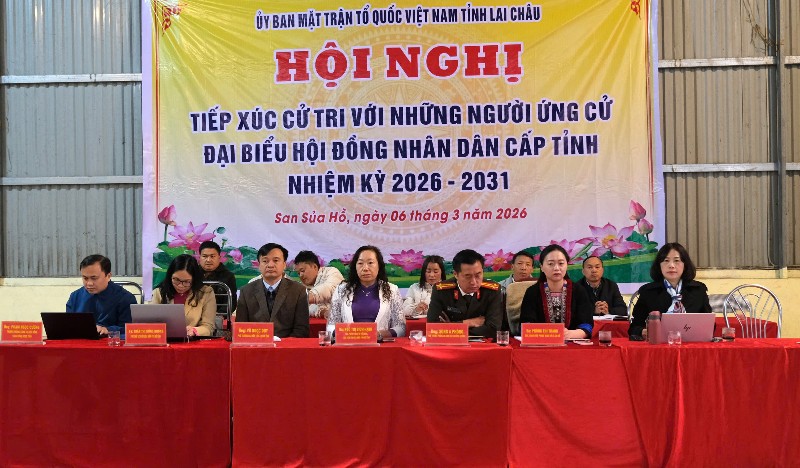 Hội nghị tiếp xúc cử tri với những người ứng cử đại biểu HĐND các cấp nhiệm kỳ 2026 – 2031 tại xã Tủa Sín Chải