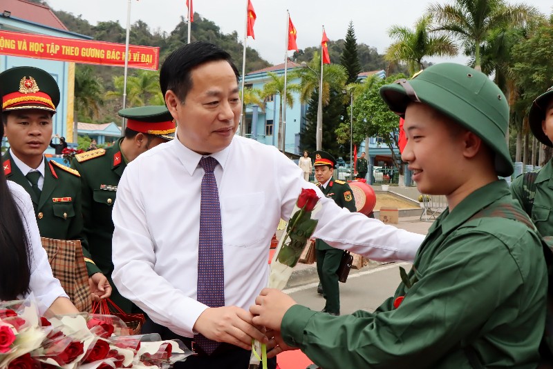 Lễ giao, nhận quân năm 2026 tại điểm giao nhận quân số 1 – Phong Thổ