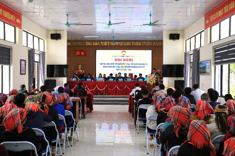 Hội nghị tiếp xúc cử tri với những người ứng cử đại biểu Quốc hội và HĐND các cấp nhiệm kỳ 2026 - 2031 tại xã Mù Cả