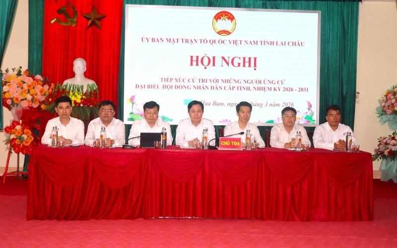 Hội nghị tiếp xúc cử tri với những người ứng cử đại biểu HĐND tỉnh nhiệm kỳ 2026 – 2031 tại xã Hua Bum