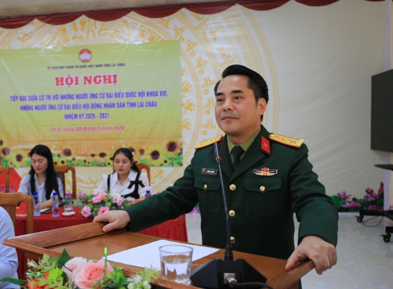 Hội nghị tiếp xúc cử tri với những người ứng cử đại biểu Quốc hội và HĐND các cấp nhiệm kỳ 2026 - 2031 tại xã Pa Ủ