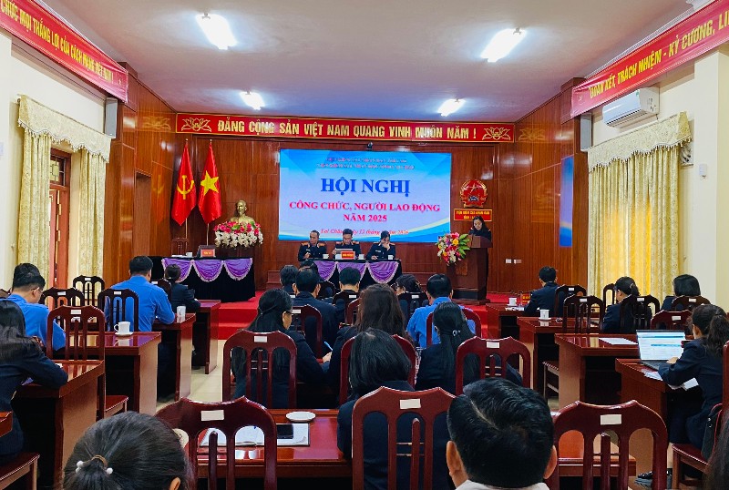 Hội nghị công chức, người lao động năm 2025