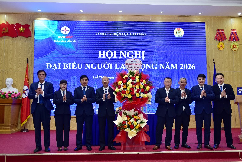 Hội nghị đại biểu Người lao động Công ty Điện lực Lai Châu năm 2026