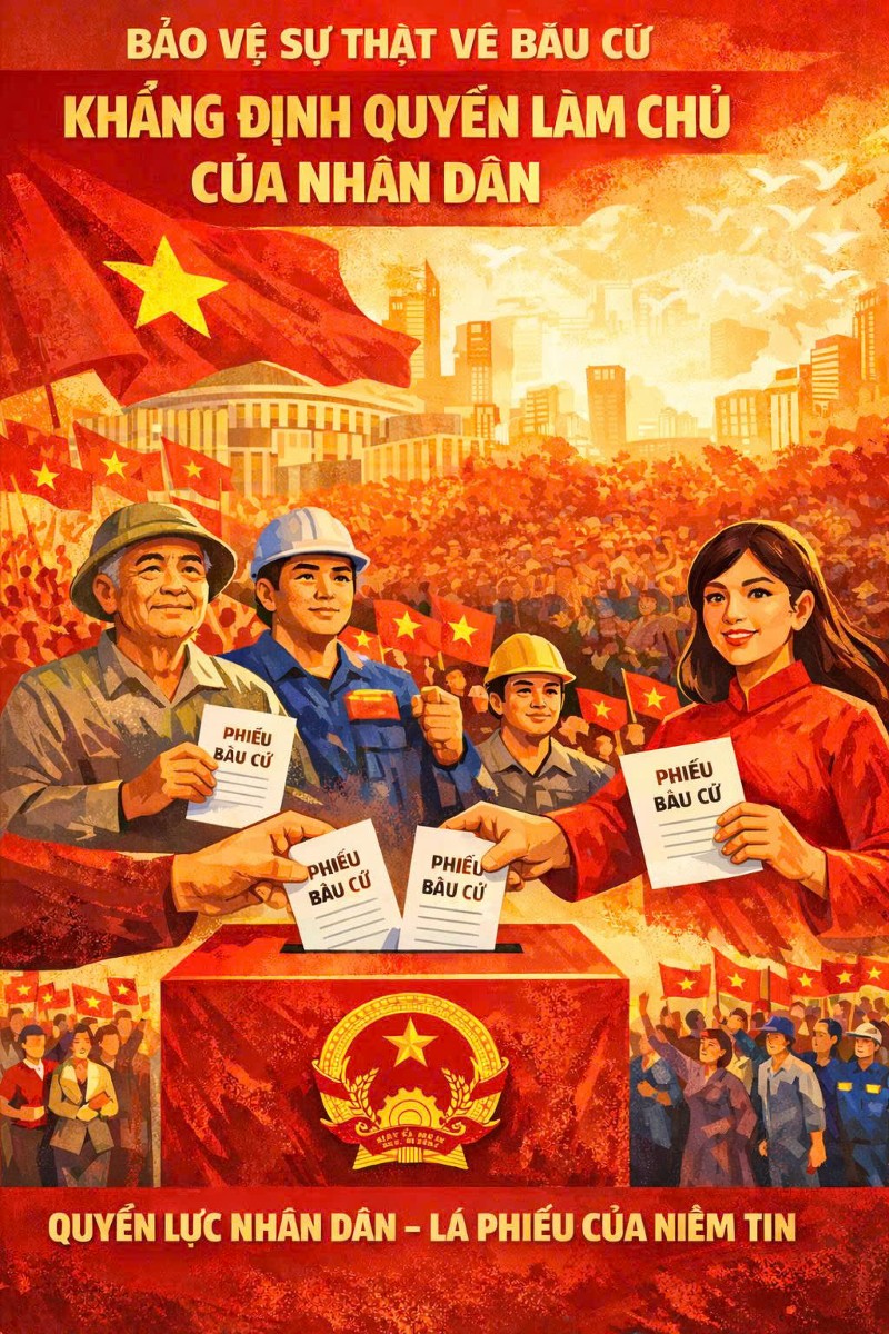 Bảo vệ bầu cử - khẳng định quyền làm chủ của nhân dân 