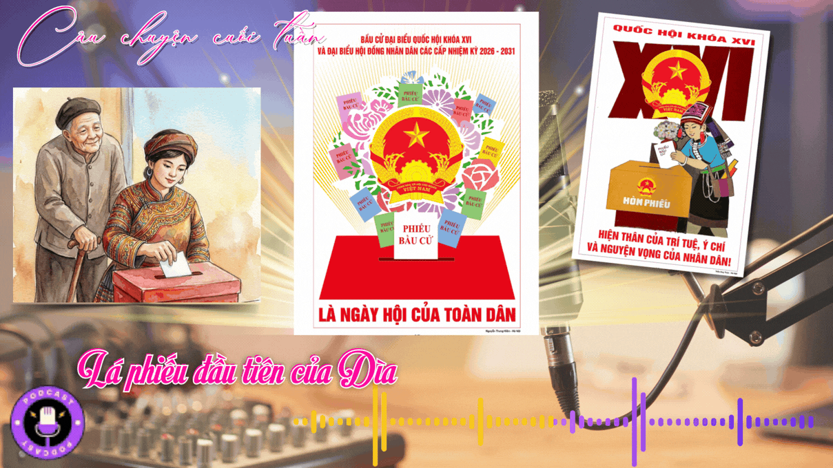 Lá phiếu đầu tiên của Dìa