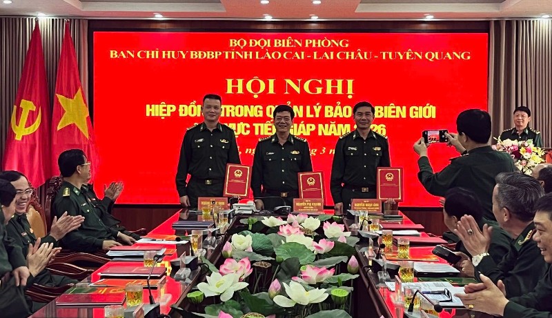 Hội nghị hiệp đồng trong quản lý bảo vệ biên giới khu vực tiếp giáp năm 2026
