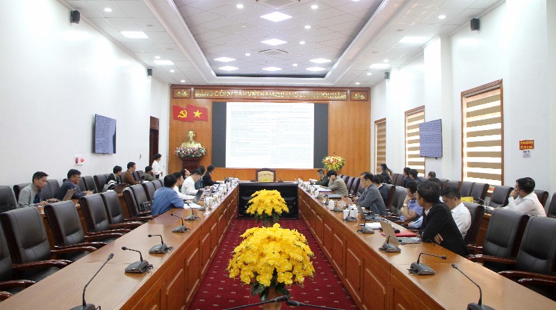 Họp Hội đồng thẩm định nhiệm vụ quy hoạch chung đối với các xã: Mường Khoa, Khổng Lào