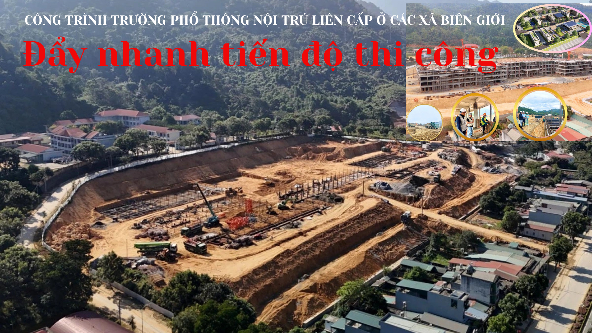 ĐẨY NHANH TIẾN ĐỘ THI CÔNG