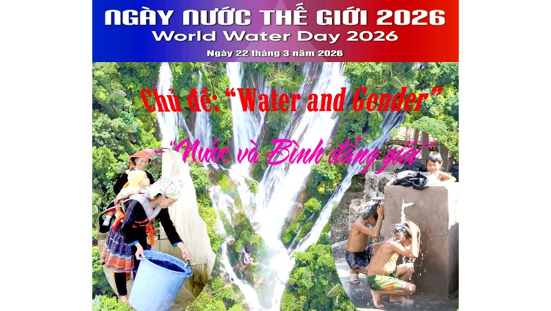 Hưởng ứng Ngày Nước thế giới và Ngày Khí tượng thế giới năm 2026