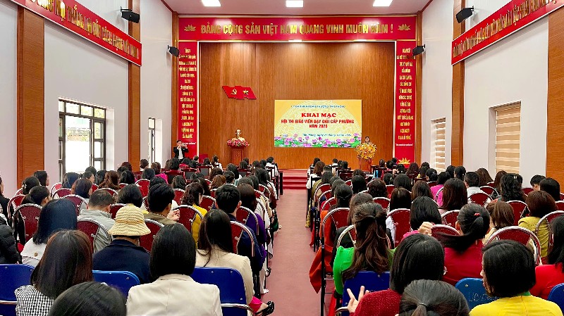 Khai mạc Hội thi giáo viên dạy giỏi phường Tân Phong năm 2026