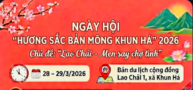 Ngày hội Hương sắc bản Mông xã Khun Há năm 2026