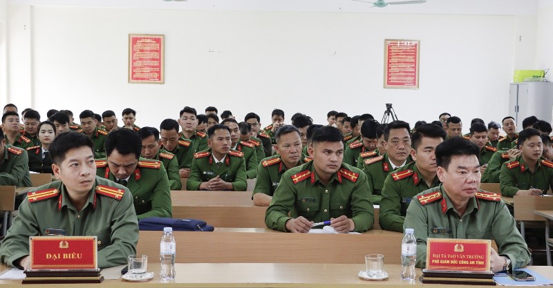 Hơn 100 cán bộ, chiến sĩ được bồi dưỡng kiến thức về an ninh mạng và phòng, chống tội phạm sử dụng công nghệ cao 