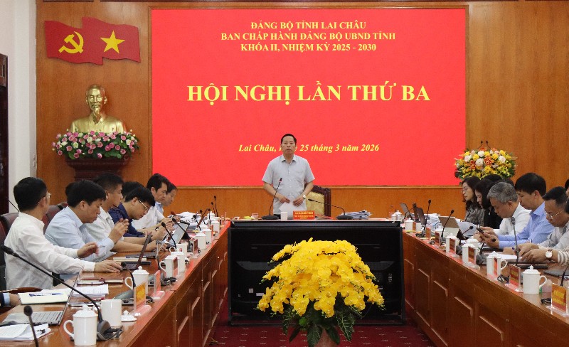 Hội nghị lần thứ ba BCH Đảng bộ UBND tỉnh khóa II