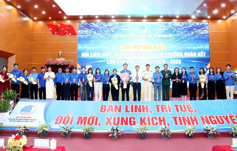 Đại hội Đại biểu Hội Liên hiệp Thanh niên Việt Nam phường Đoàn Kết lần thứ I