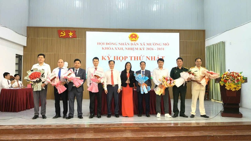 Kỳ họp thứ nhất HĐND xã Mường Mô khóa XXII, nhiệm kỳ 2026 – 2031