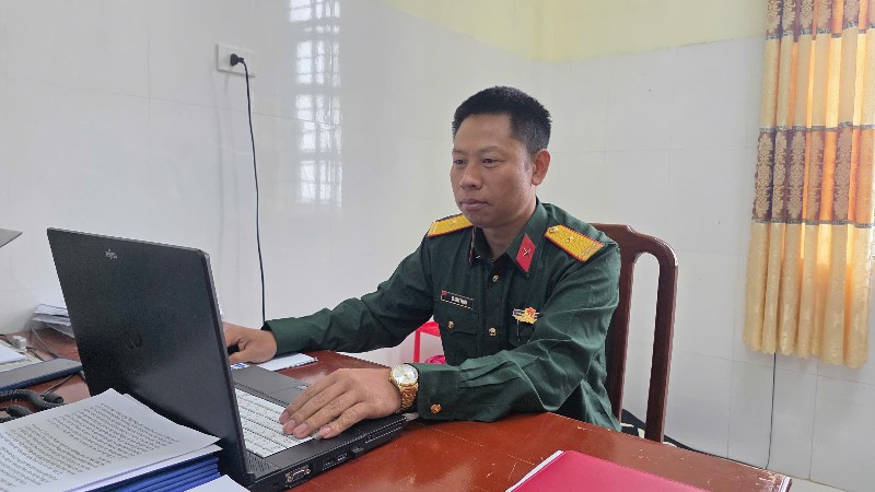 Thiếu tá Lý Chùy Thanh tận tâm, trách nhiệm