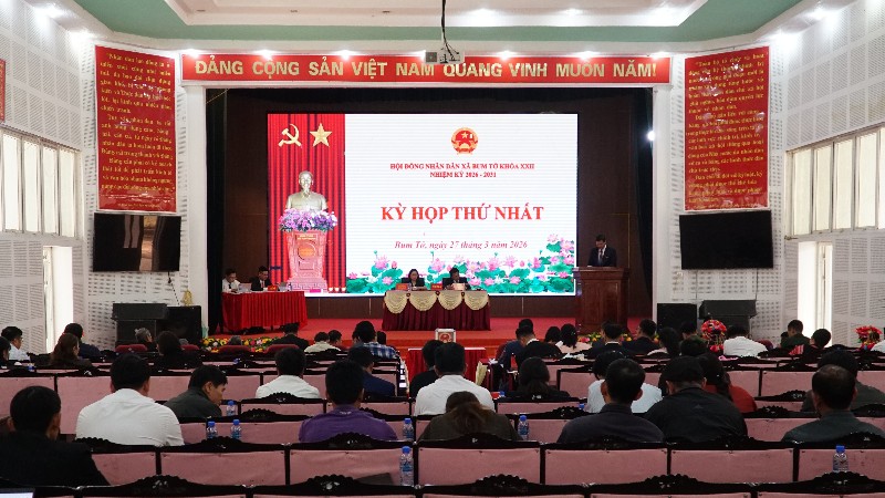 Kỳ họp thứ nhất HĐND xã Bum Tở khóa XXII, nhiệm kỳ 2026 – 2031