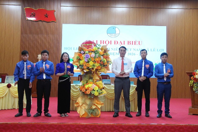 Đại hội Hội Liên hiệp Thanh niên Việt Nam xã Lê Lợi lần thứ I
