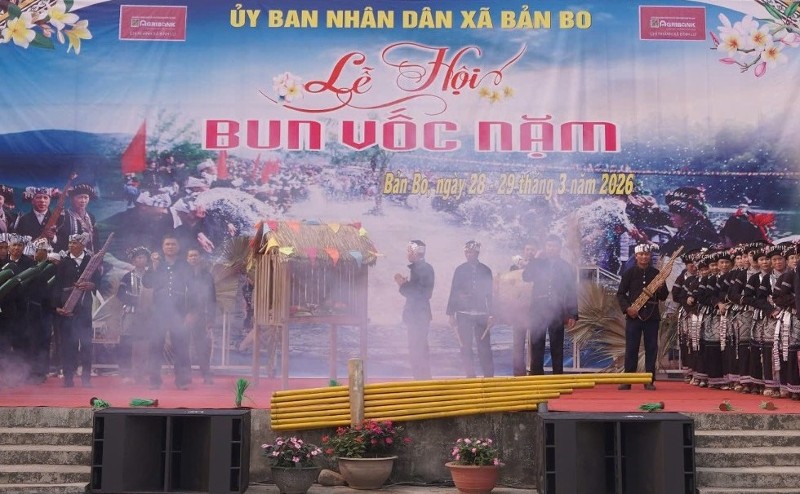 Khai mạc Lễ hội “Bun Vốc Nặm” xã Bản Bo năm 2026