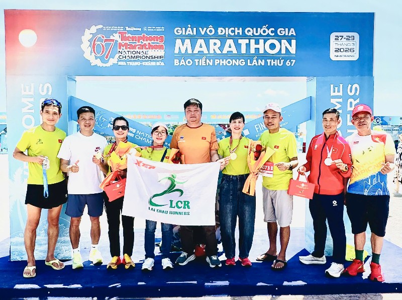Lai Châu giành 5 huy chương tại Giải vô địch quốc gia Marathon - Báo Tiền Phong lần thứ 67 năm 2026