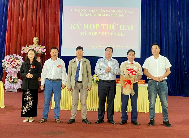 Kỳ họp Chuyên đề HĐND xã Mường Than khóa II, nhiệm kỳ 2026–2031