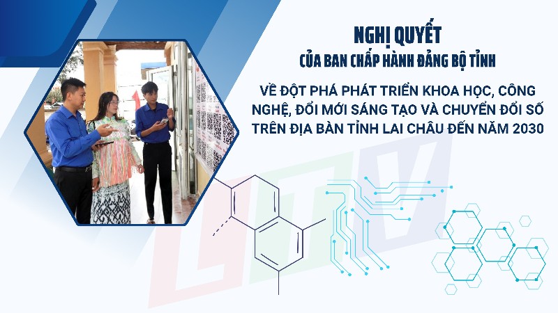 Nghị quyết về đột phá phát triển khoa học, công nghệ, đổi mới sáng tạo và chuyển đổi số trên địa bàn tỉnh Lai Châu đến năm 2030