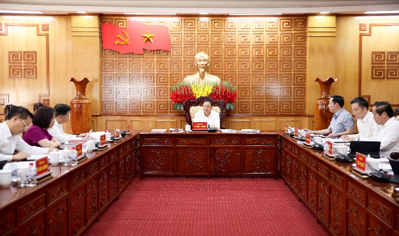 Họp Ban Thường vụ Tỉnh uỷ cho ý kiến vào một số nội dung quan trọng