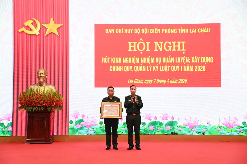 Bộ đội Biên phòng tỉnh Lai Châu duy trì nghiêm chế độ nền nếp chính quy