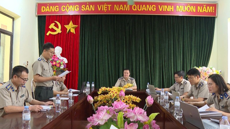 Kiểm tra đôn đốc Phòng Thi hành án dân sự khu vực 1 - Lai Châu