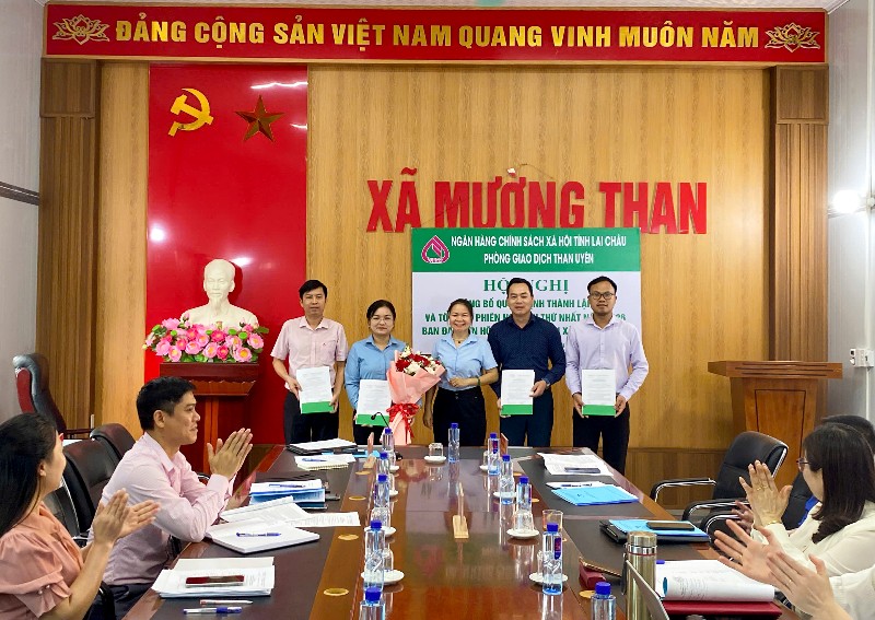 Hội nghị Ban Đại diện Hội đồng Quản trị Ngân hàng Chính sách xã hội xã Mường Than 