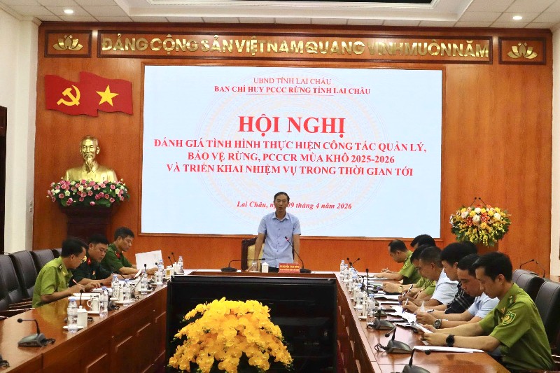 Hội nghị đánh giá tình hình thực hiện công tác quản lý, bảo vệ rừng, phòng cháy, chữa cháy rừng mùa khô 2025 - 2026