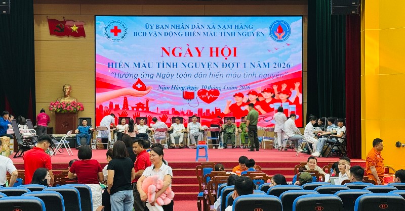 Trên 190 đơn vị máu được tiếp nhận