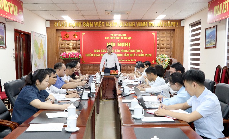 Hội nghị giao ban công tác khoa giáo quý I/2026