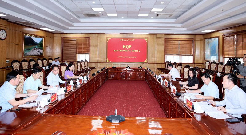 Họp Ban Thường vụ Tỉnh uỷ cho ý kiến vào một số nội dung quan trọng