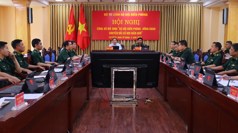 Hội nghị trực tuyến công bố Mô hình “Bộ đội Biên phòng - đồng hành chuyển đổi số nơi biên giới”