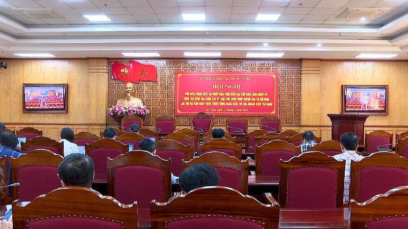 Hội nghị phổ biến, quán triệt các văn kiện, nghị quyết về công tác kiểm tra, giám sát, kỷ luật của Đảng