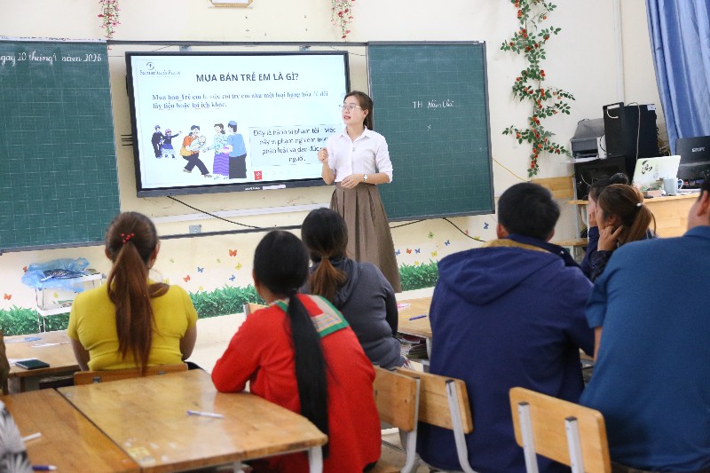 Lan tỏa kiến thức phòng, chống mua bán trẻ em đến cha mẹ học sinh