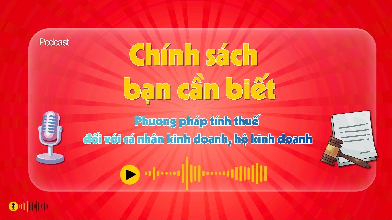 Phương pháp tính thuế đối với cá nhân kinh doanh, hộ kinh doanh