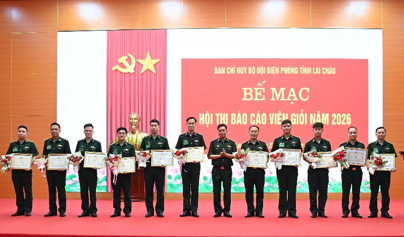 Bế mạc Hội thi Báo cáo viên giỏi cấp Ban Chỉ huy Bộ đội Biên phòng tỉnh
