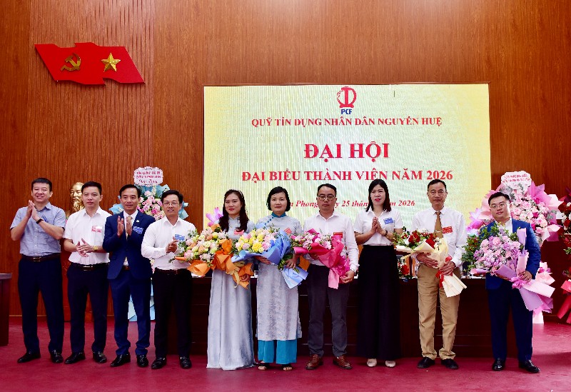 Đại hội Đại biểu thành viên Quỹ tín dụng Nhân dân Nguyễn Huệ nhiệm kỳ 2026 – 2031