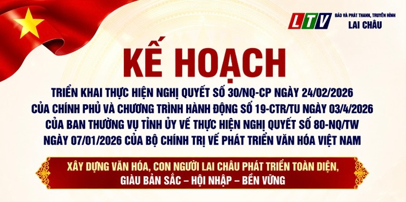 Kế hoạch triển khai nghị quyết phát triển văn hóa Việt Nam tại Lai Châu