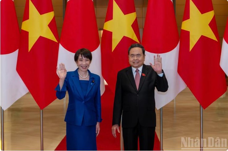 Chủ tịch Quốc hội Trần Thanh Mẫn hội kiến Thủ tướng Nhật Bản Takaichi Sanae