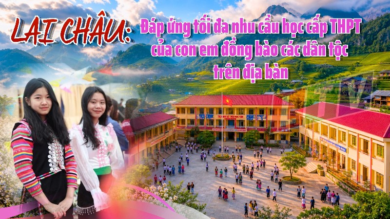 Đáp ứng tối đa nhu cầu học cấp THPT của con em đồng bào các dân tộc  trên địa bàn
