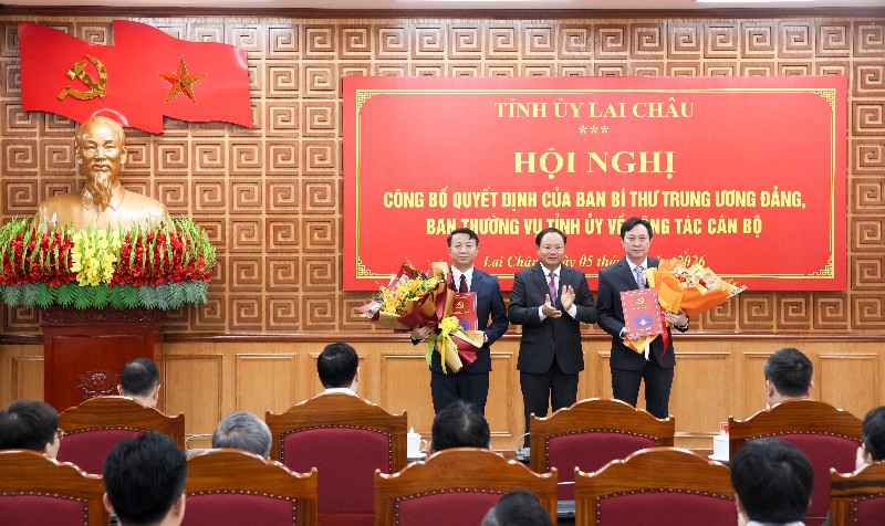 Hội nghị công bố quyết định của Ban Bí thư Trung ương Đảng, Ban Thường vụ Tỉnh ủy về công tác cán bộ