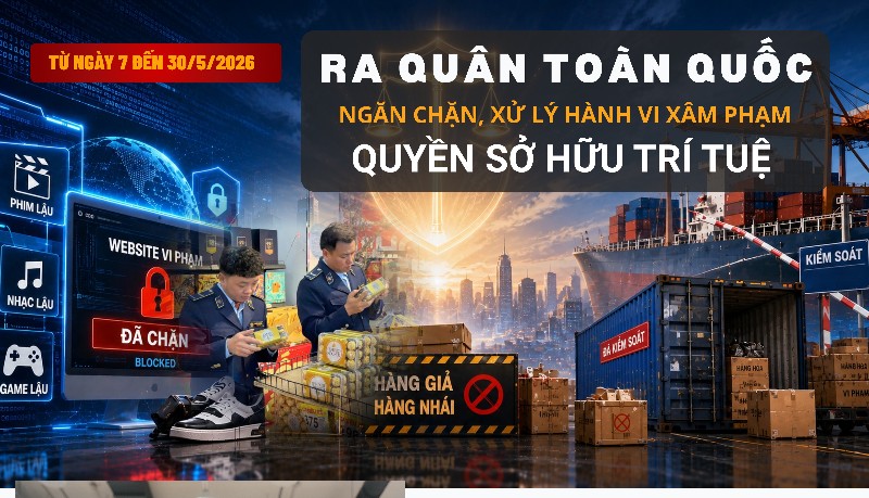 Ra quân toàn quốc ngăn chặn, xử lý xâm phạm sở hữu trí tuệ